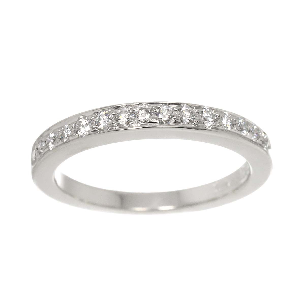 ティファニー TIFFANY&Co. 9号 リング ハーフ ダイヤ Pt プラチナ 指輪  