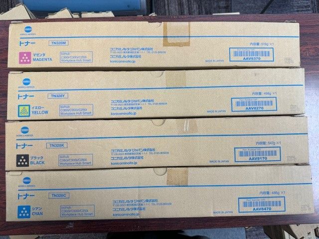 コニカミノルタトナー TN328 ４色セット
