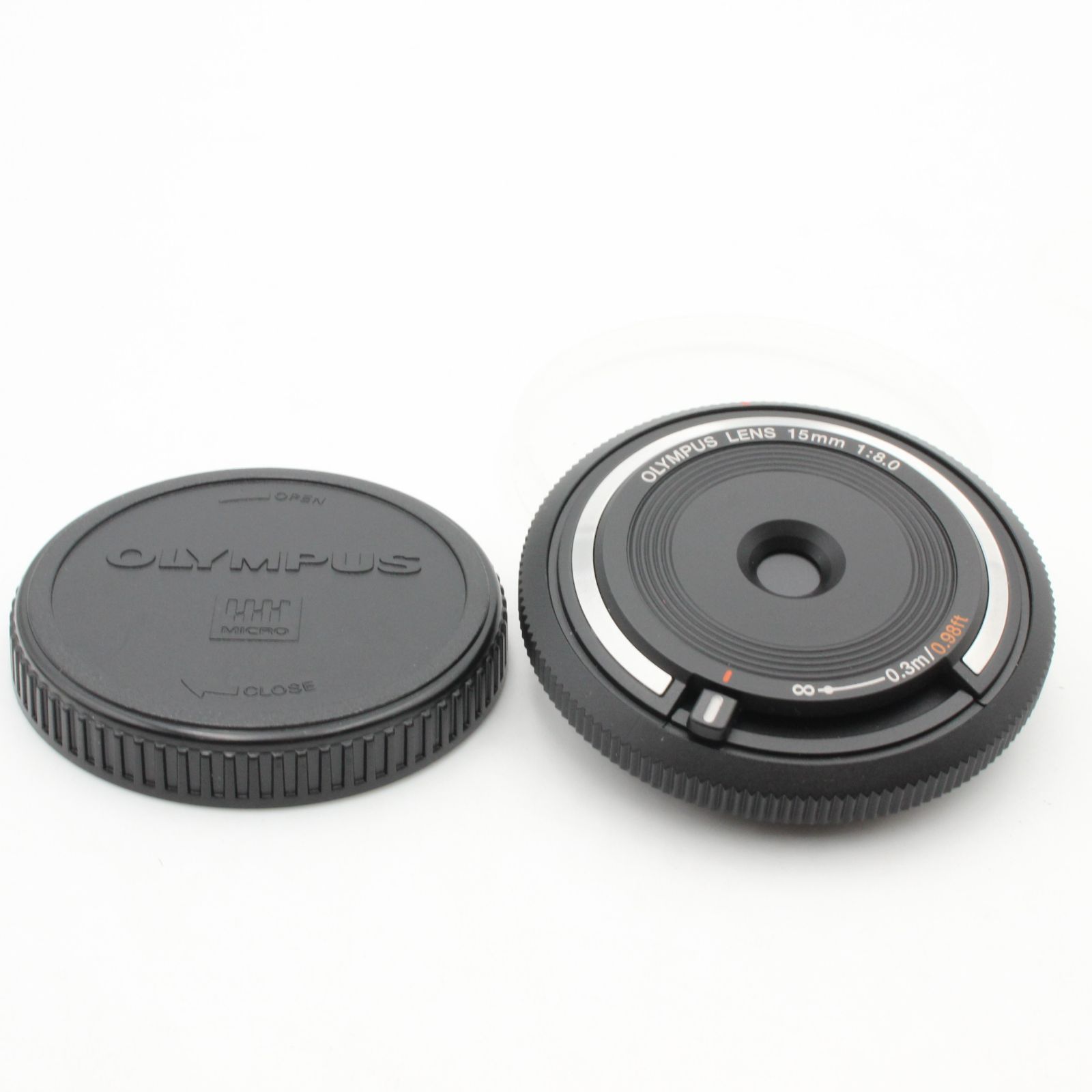 極美品 OLYMPUS オリンパス 15mm f8 ボディキャップレンズ BCL-1580