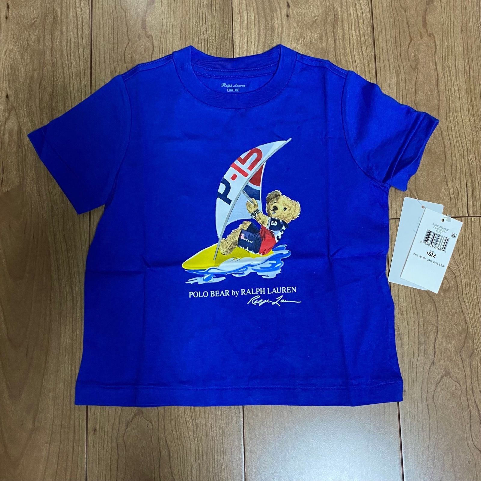 ラルフローレン ベビー Tシャツ 青 18M （85cm） 世界的に有名な