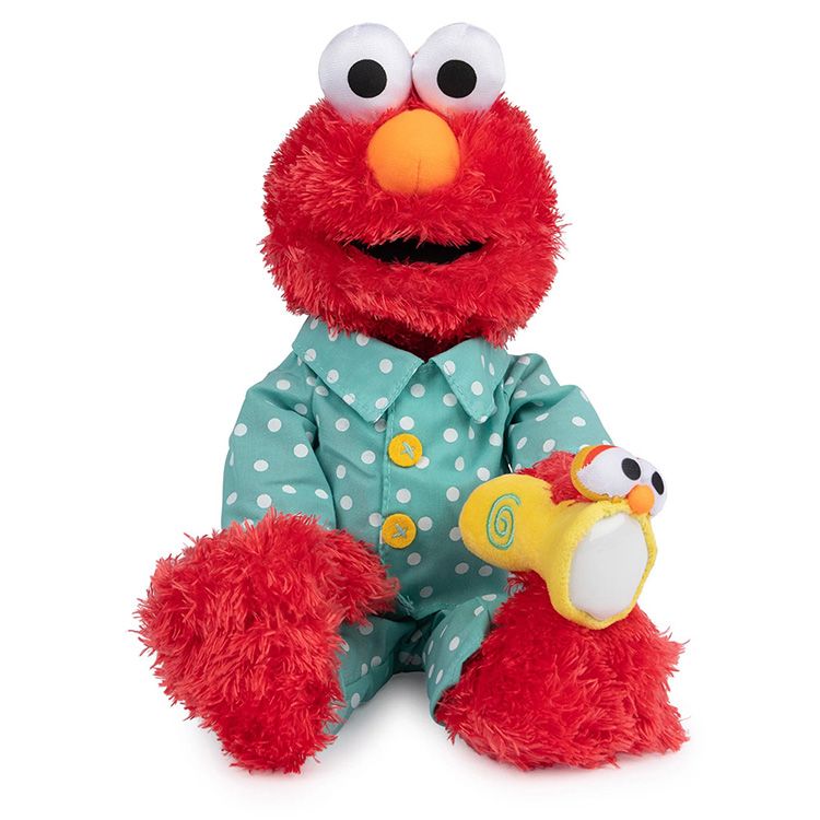 ぬいぐるみ セサミストリート ベッドタイム エルモ 約26cm 光る ライト 電池式 SESAME STREET ポリエステル製
