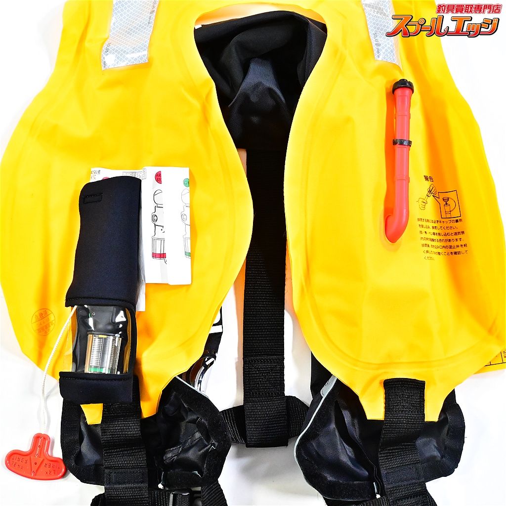 RYOBI 自動膨張ライフジャケット RYOBI リョービ タイプA 自動膨張式ライフジャケット 桜マーク付き