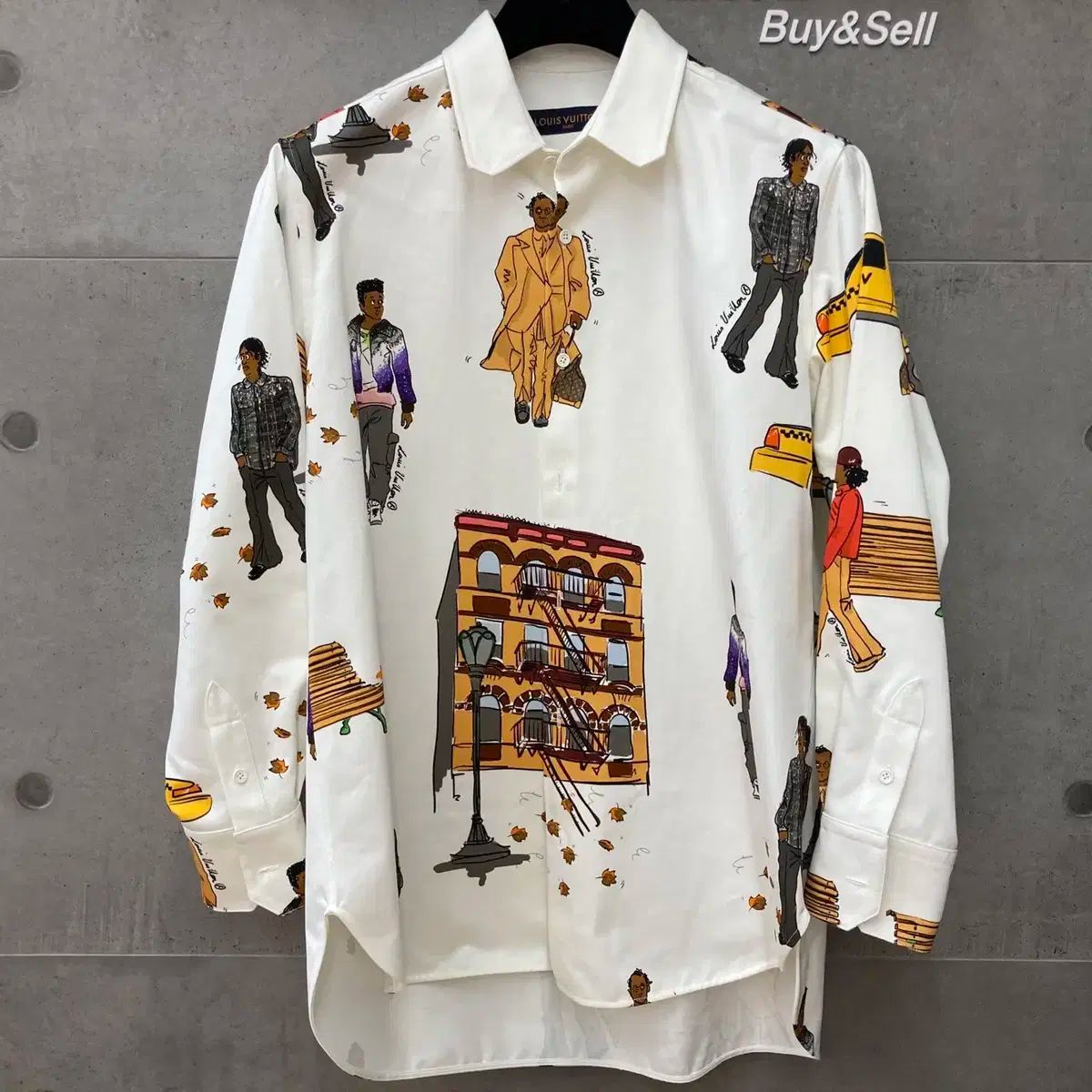 【雷市場（ポンジャン）商品韓国直送】 Louis Vuitton(ルイヴィトン) ニューウォーカー カートゥーン DNA シャツ 1A5PIH ー G110153