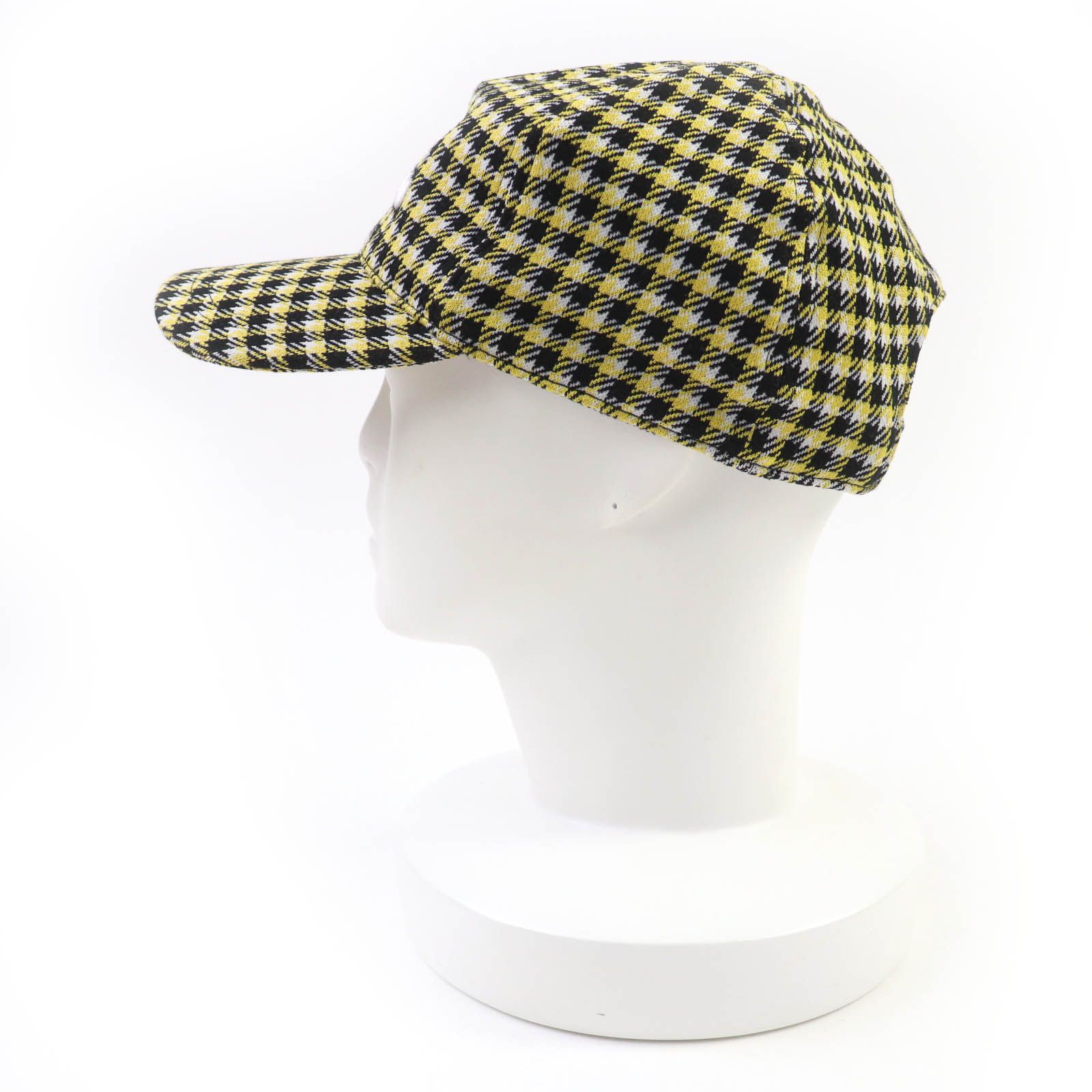 ロゴ刺繍入り 千鳥格子柄