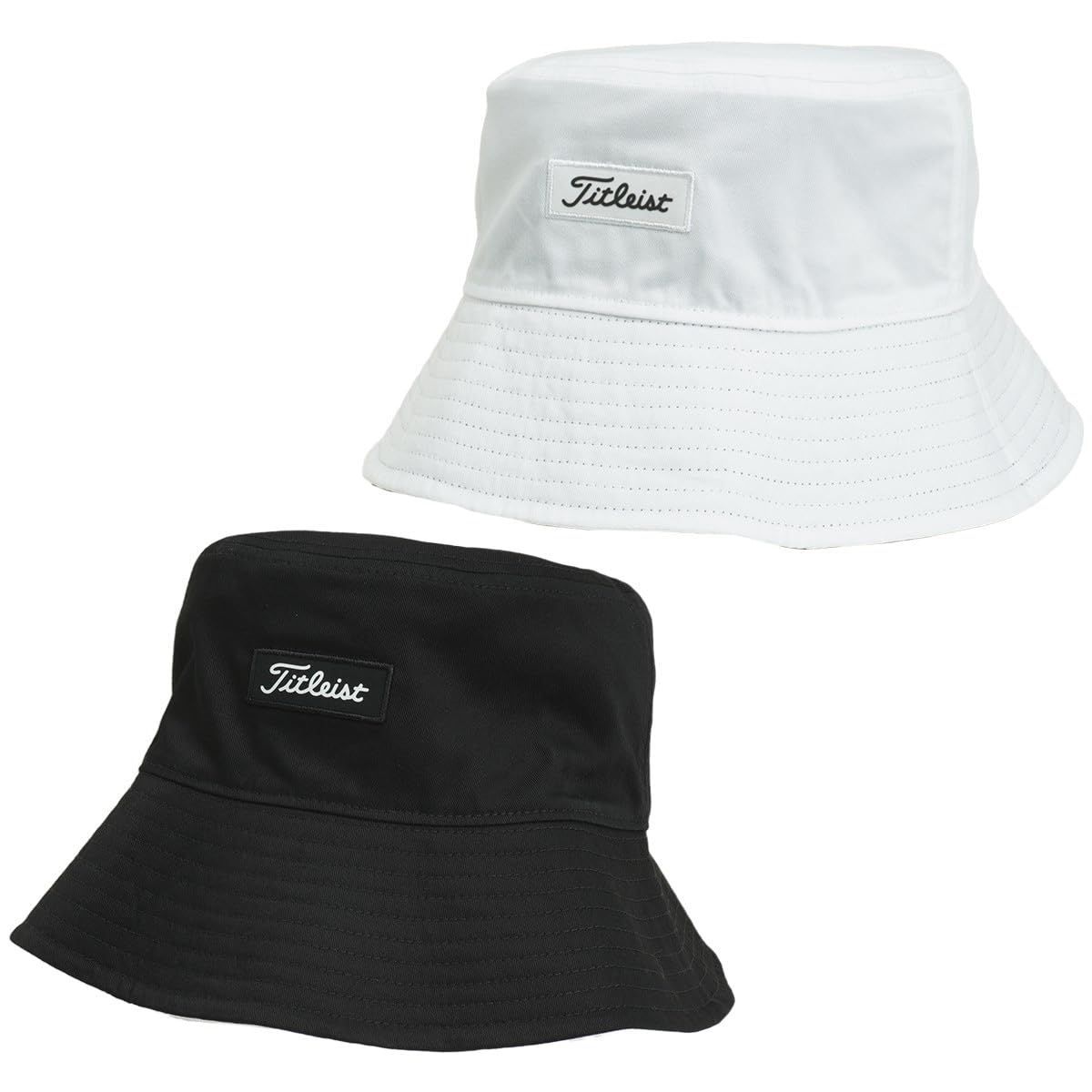 ホワイト×ブラック リバーシブルチャールストンバケット TH24FRCBN2-10ML タイトリスト TITLEIST