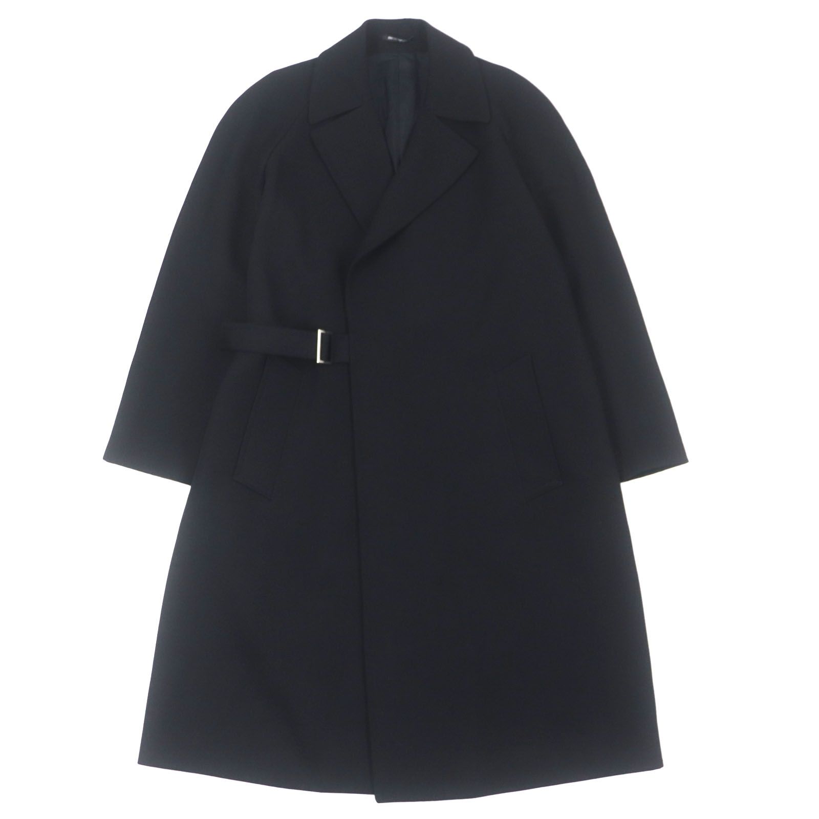 極美品▽EMPORIO ARMANI エンポリオ アルマーニ ウール100% 黒