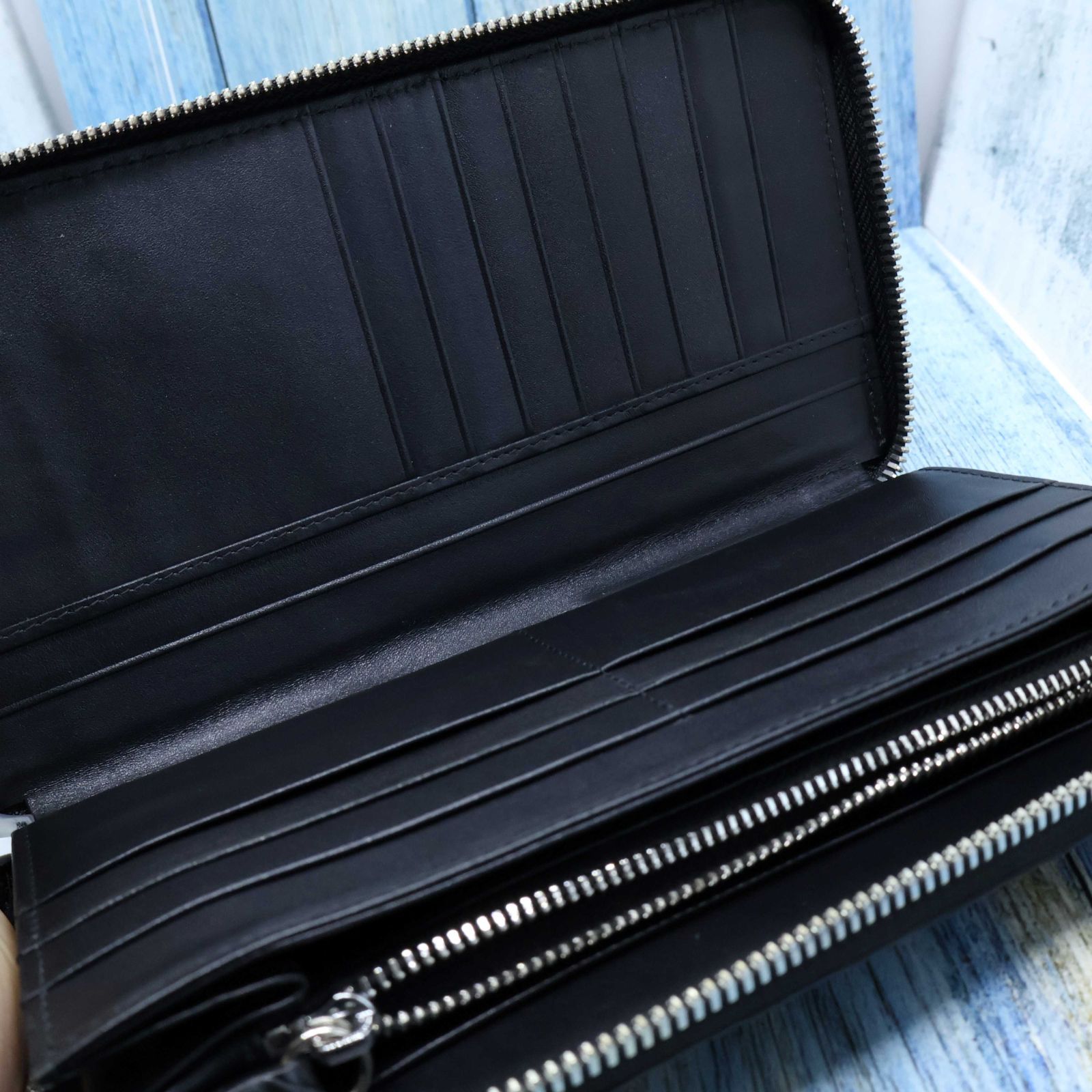 クロコダイル 長財布 【 タグホイヤー 革ベルト アリゲーター 黒