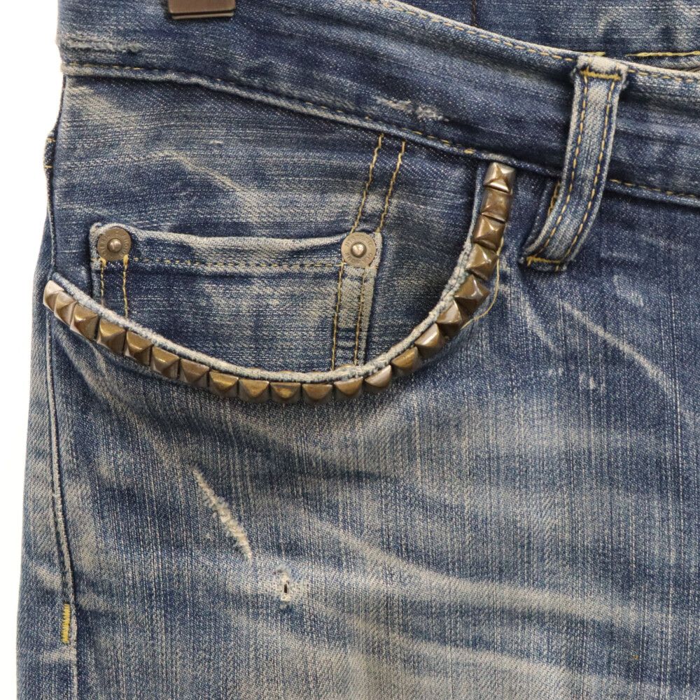 HYSTERIC GLAMOUR (ヒステリックグラマー) 14SS SP加工 ストレッチ 
