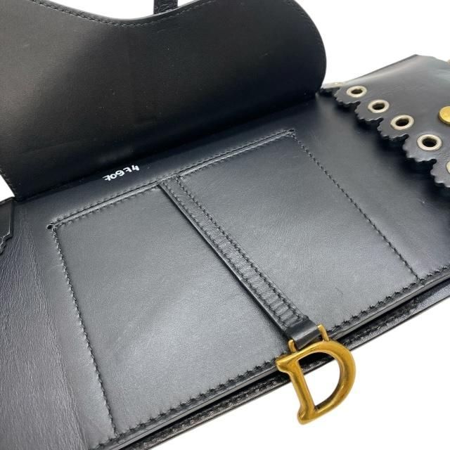 Christian Dior ディオール サドルベルト Dロゴ金具 レザー