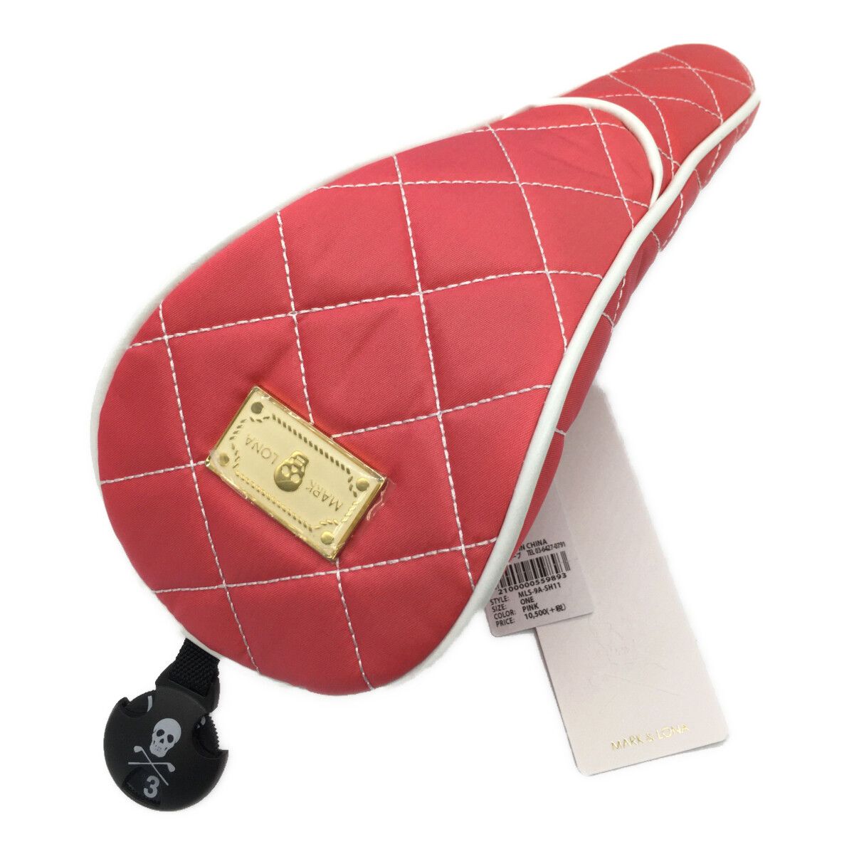 マークandロナ 未使用品 マークアンドロナ MARK&LONA ヘッドカバー ピンク