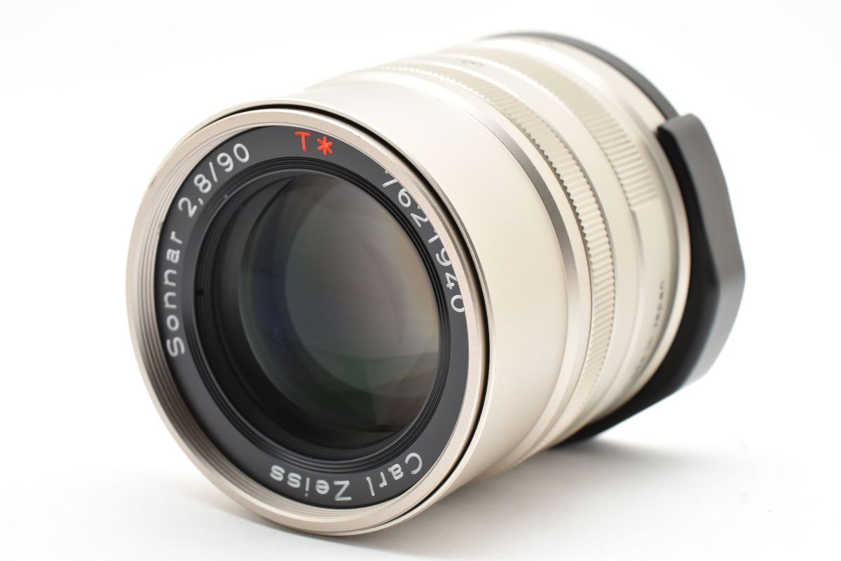 極上品 CONTAX Carl Zeiss Sonnar T 90mm F2.8 Gマウント YM4379#112