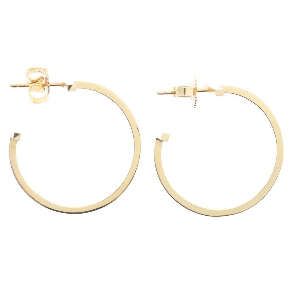 TIFFANY-Co ティファニー Tワイヤー フープピアス ピンクゴールド Au750PG ジュエリー