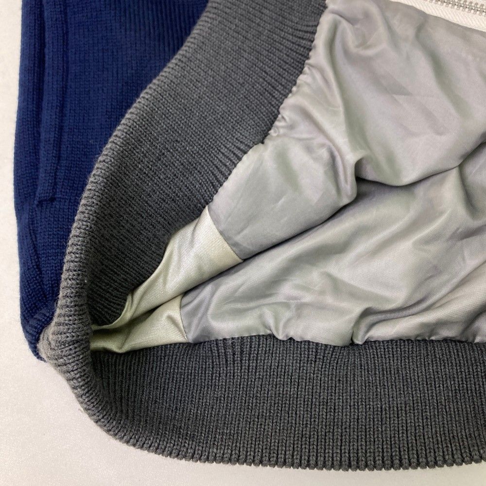 サイズ：M DESCENTE GOLF デサントゴルフ 裏地付ニット ジップ