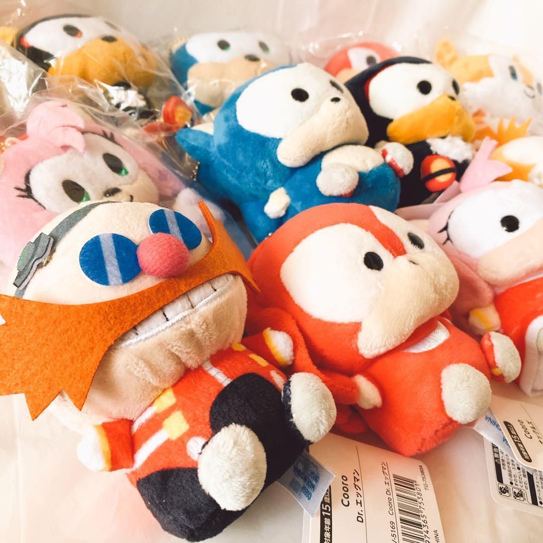 全種コンプSONIC＆FRIENDS cooro こ〜ろ マスコット ぬいぐるみ