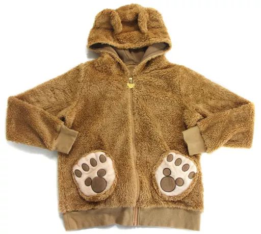 アウターウェア(キャラクター)　ダッフィー パーカー ブラウン レディースLLサイズ 「Duffy and Friends-ダッフィー＆フレンズ-」 東京ディズニーシー限定 中古】アウターウェア(キャラクター) ダッフィー パーカー