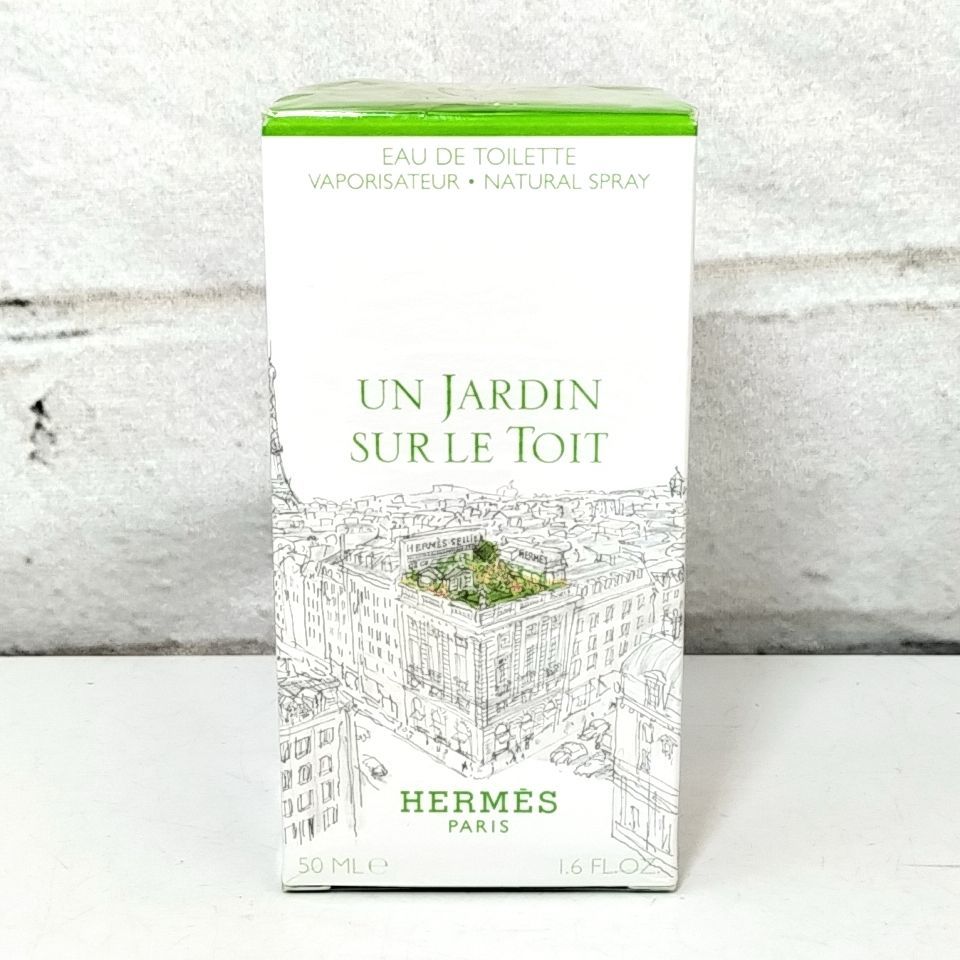 C 32 【 HERMES 】 未開封 50ml UN JARDIN SUR LE TOIT エルメス 屋根の上の庭 EDT オードトワレ SP  スプレー 香水 フレグランス - メルカリ