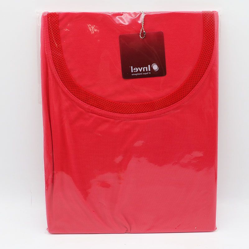 インヴェル レディース 長袖Tシャツ トマトレッド 未使用 インヴェル invel レディースカラーTシャツ(Uネック