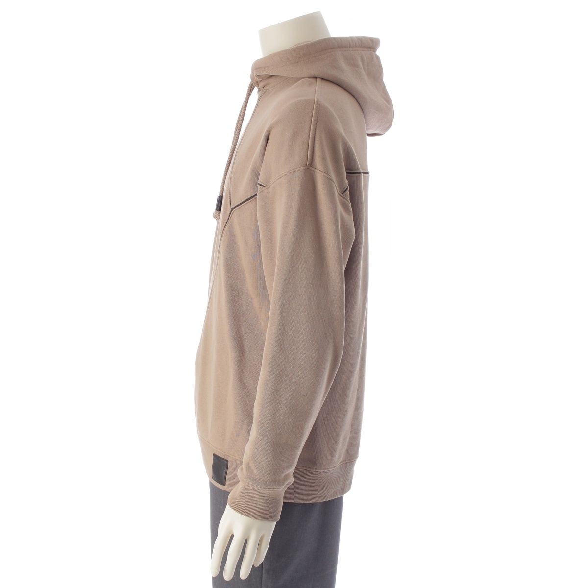 ロエベ コットン パズル パネル切替 スウェット フーディー パーカー  