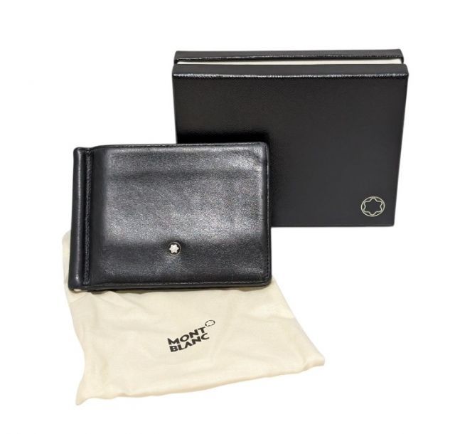モンブラン　MONTBLANC　レザー　ブラック　黒　マネークリップ モンブラン マネークリップ - 高級マネークリップ – Montblanc® JP