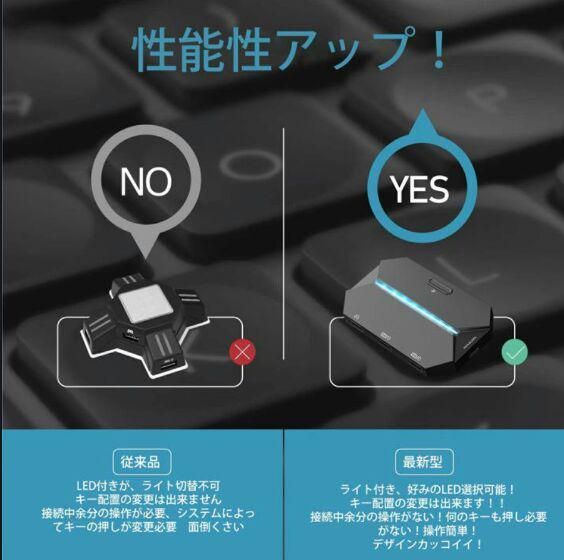 片手キーボード マウス セット 専用コンバーター おまけあり - メルカリ