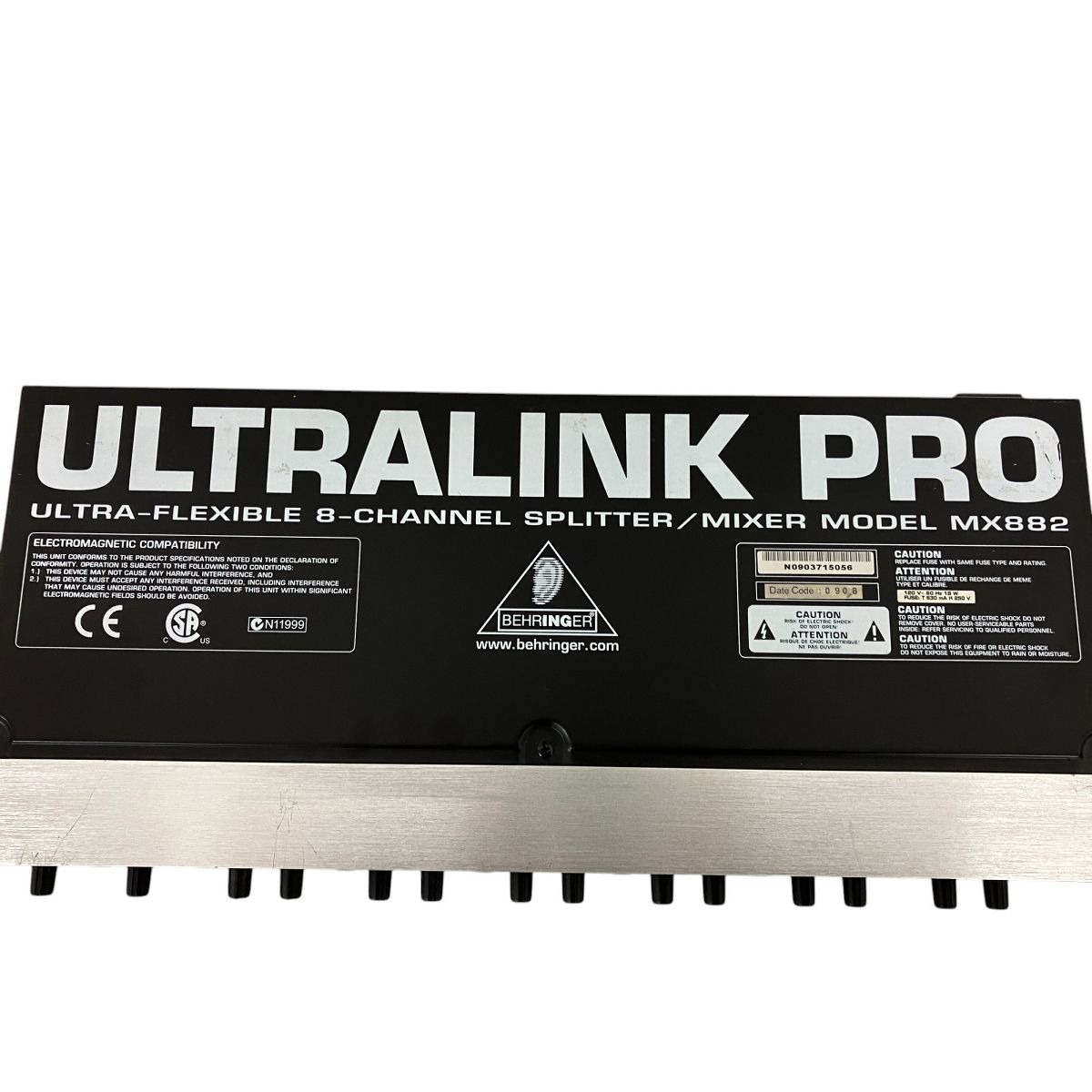 【美品】BEHRINGER MX882 スプリッター ミキサー ベリンガー B級デモ品】BEHRINGER(ベリンガー)/ミキサー・スプリッター