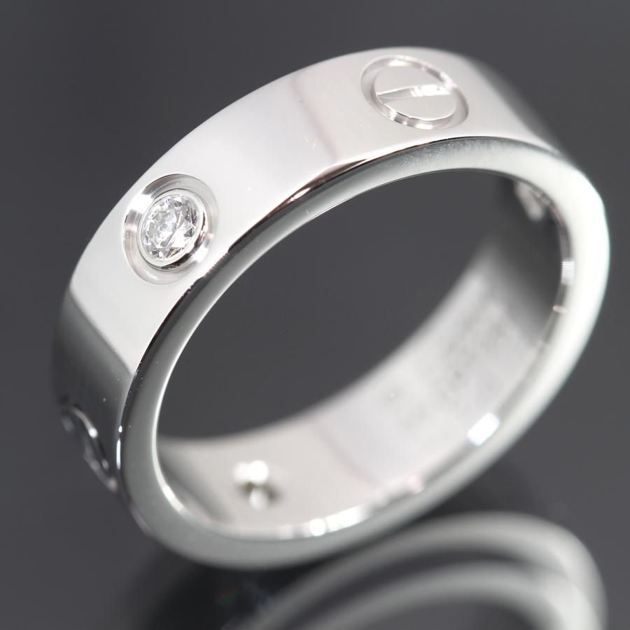 カルティエ ラブ Au750 リング サイズ8.5 Cartier Mini Love Ring size US8.5 EU59 18k Rose Gold 750
