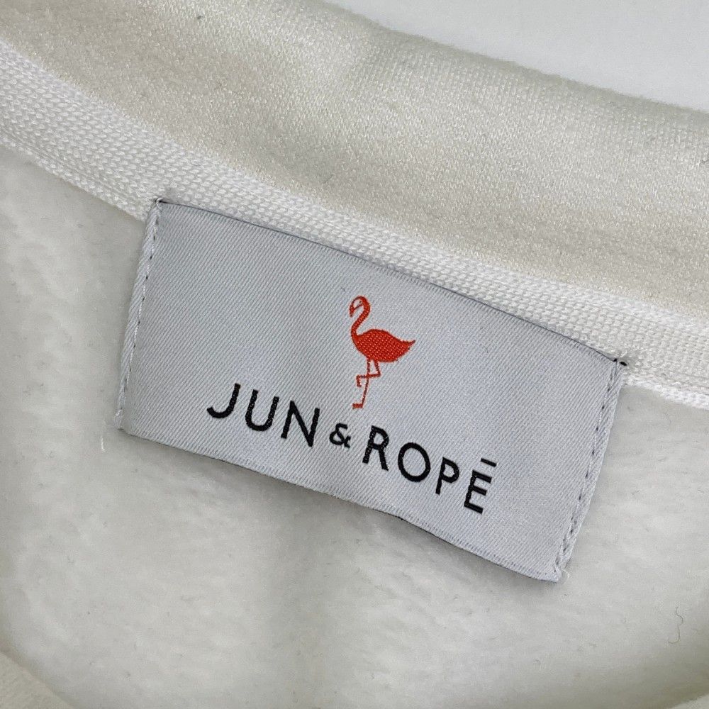 サイズ：M JUN&ROPE ジュン アンド ロペ  スウェット トレーナー  グレー系 [240101436008] ゴルフウェア レディース ストスト サイズ：M JUN&ROPE ジュン アンド ロペ スウェット トレーナー
