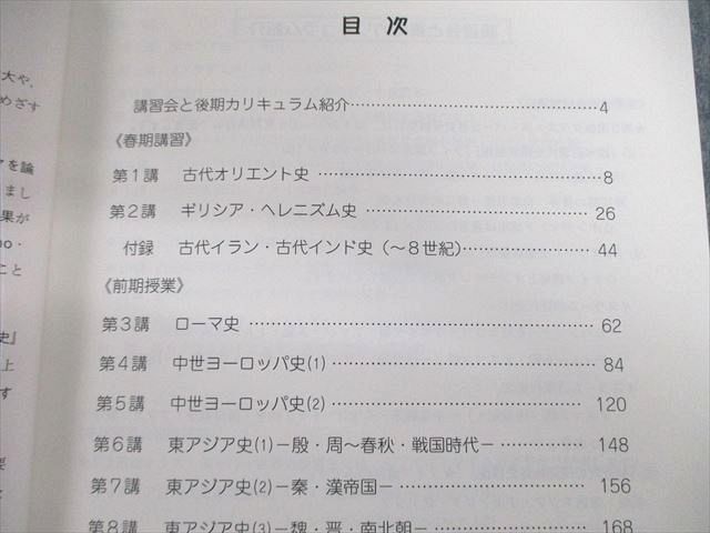 VF01-082 駿台 難関大対策世界史 テキスト通年セット 未使用品 2022 計