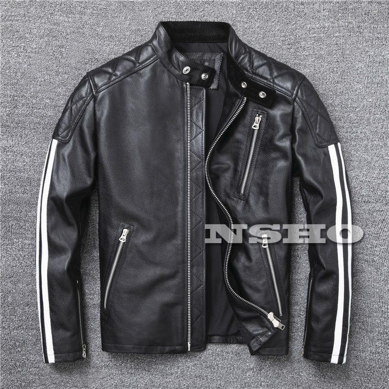 カウハイド 復刻30'sスタイル シングル ライダース メンズ 革ジャン