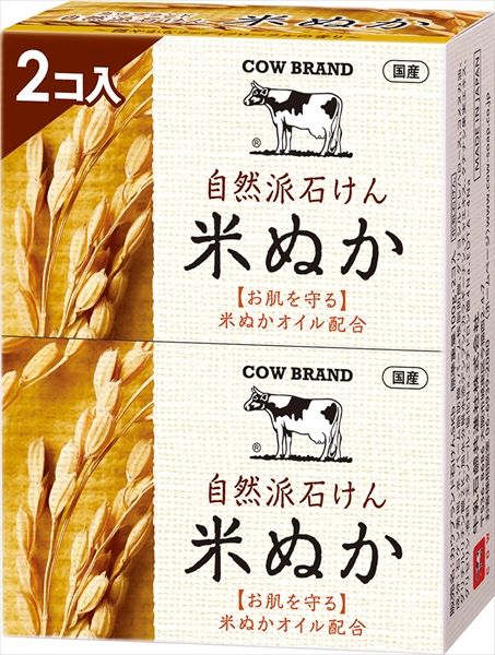 まとめ買い-36点セット カウブランド 自然派石けん 米ぬか ２コ入 １００ｇ×２ 牛乳石鹸共進社 石鹸