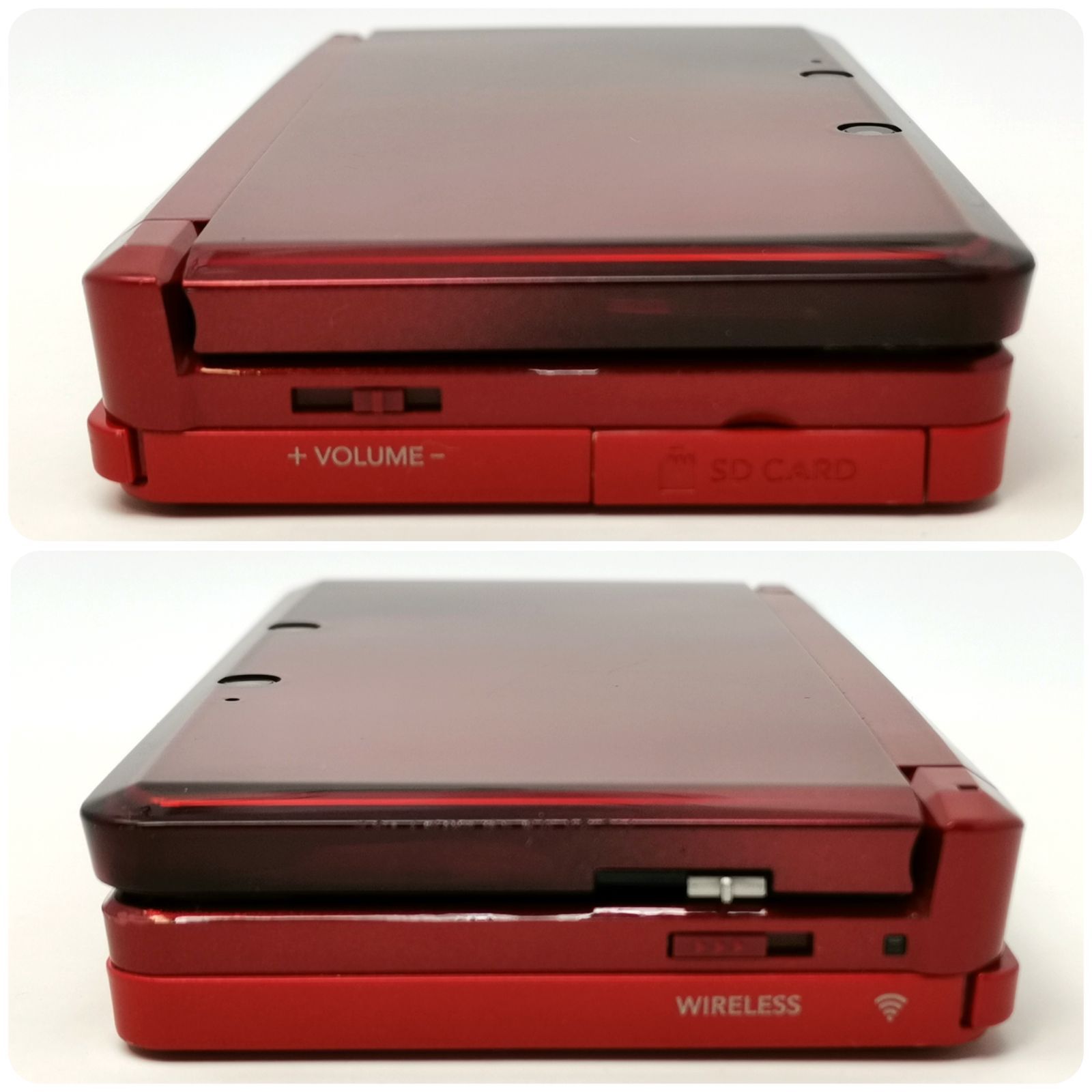 動作確認済み】3DS 本体 赤　ver9.9.0 タッチペン付 Nintendo 3DS レッド 動作確認済み 初期化済み タッチペンあり
