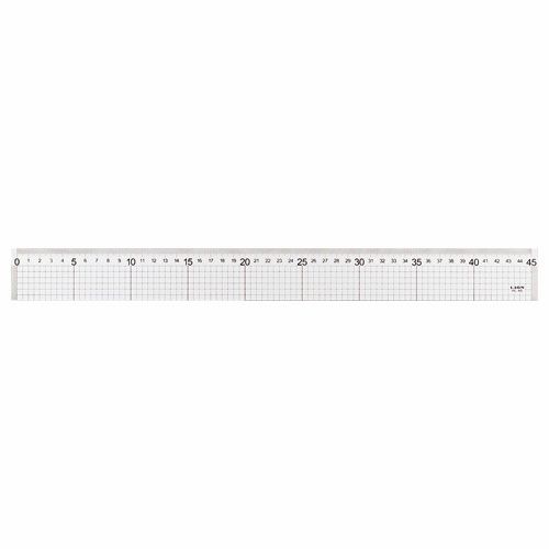 まとめ買い ライオン事務器 ハイカットスケール 目盛45cm HC-45 271-72 3個セット