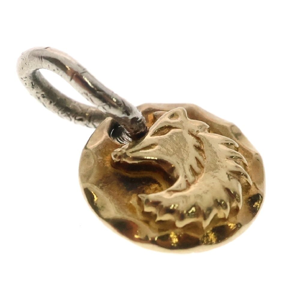 TADY&KING ビーズ ネックレス SV925 K18ウルフ メタルMサイズ TADY&KING K18ウルフ メタルMサイズ ネックレストップ ゴールド 楽天