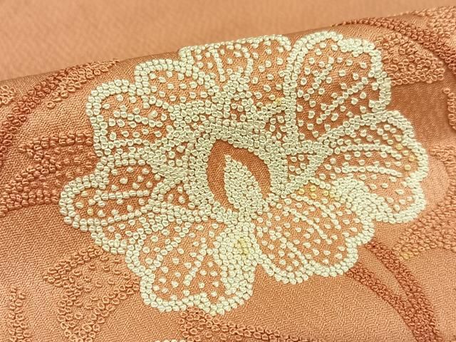 新品　三越　百貨店扱い　汕頭刺繍　相良　花丸文様　絞り　人気色 新品 三越 百貨店扱い 汕頭刺繍 相良 花丸文様 絞り 人気色 - メルカリ