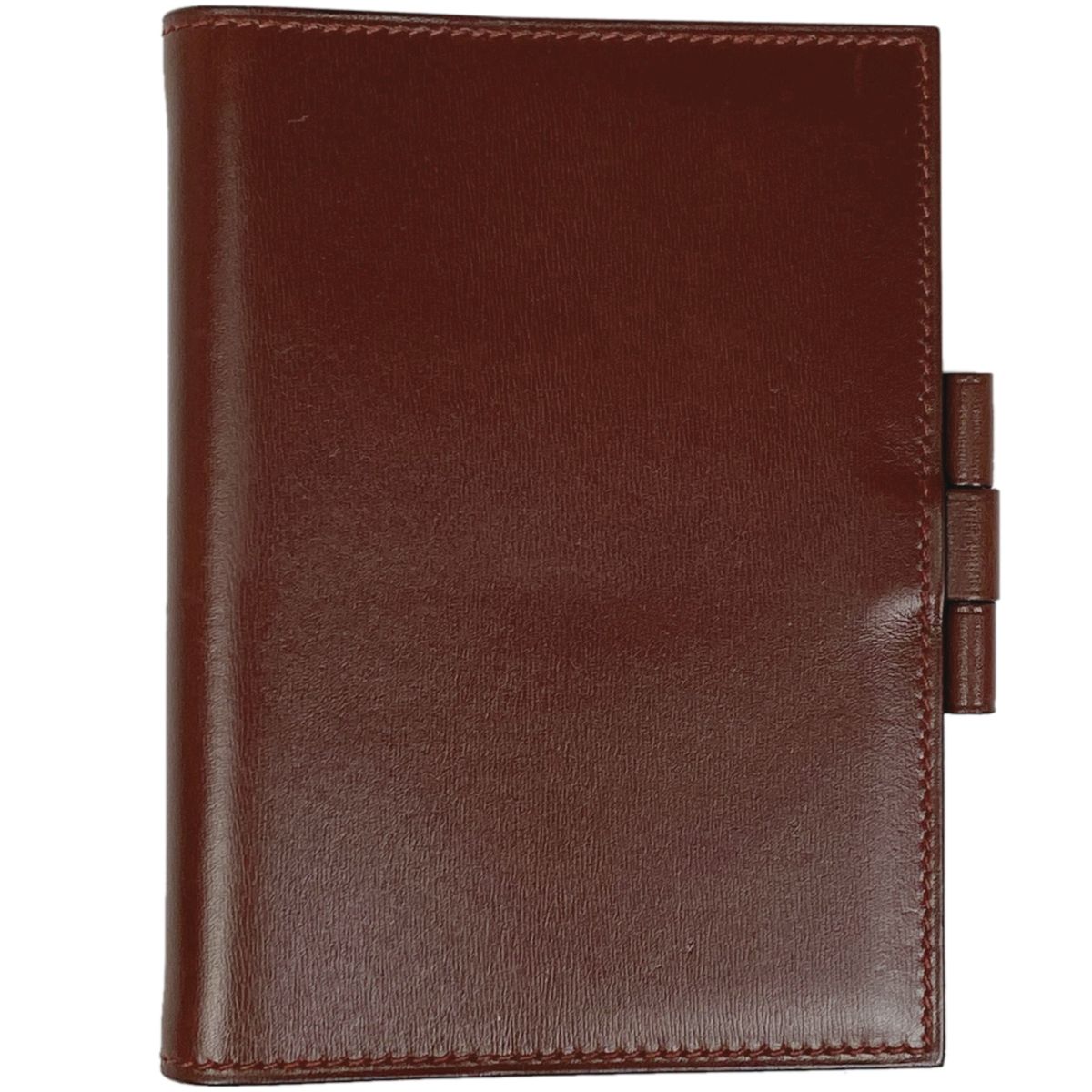 【在庫一掃】 エルメス HERMES アジェンダ MM 手帳カバー 手帳・ブックカバー レザー ボルドー レディース 【】