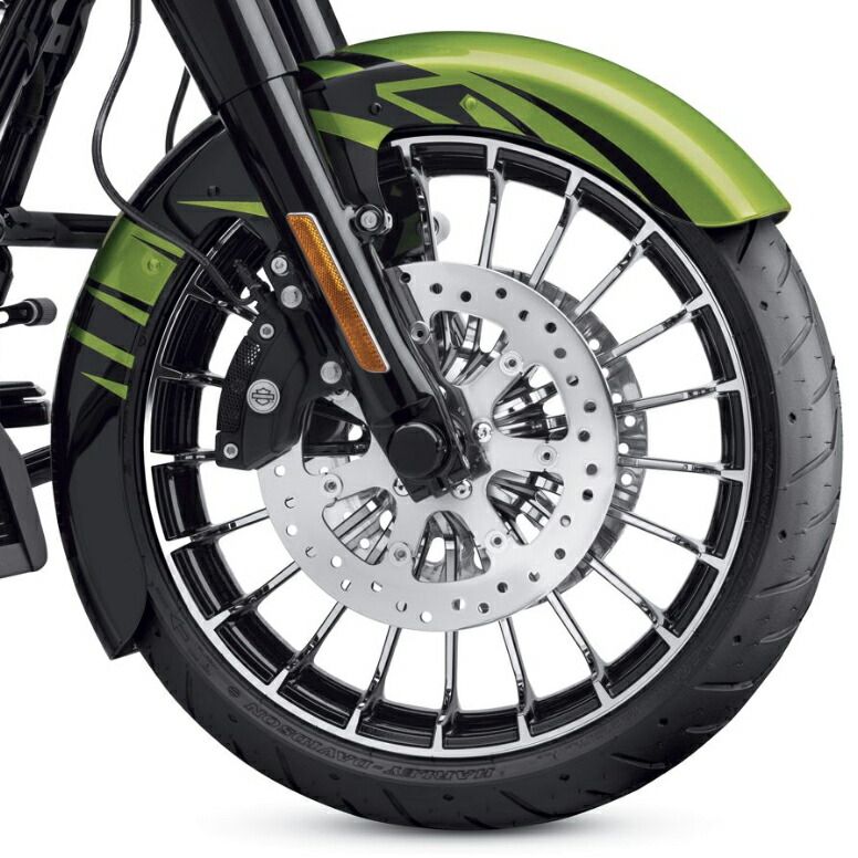 タービン フローティングブレーキローター ポリッシュ リア用 2000〜10年XL 2000〜17年ダイナ 2000年以降ソフテイル 2000〜07年ツーリング