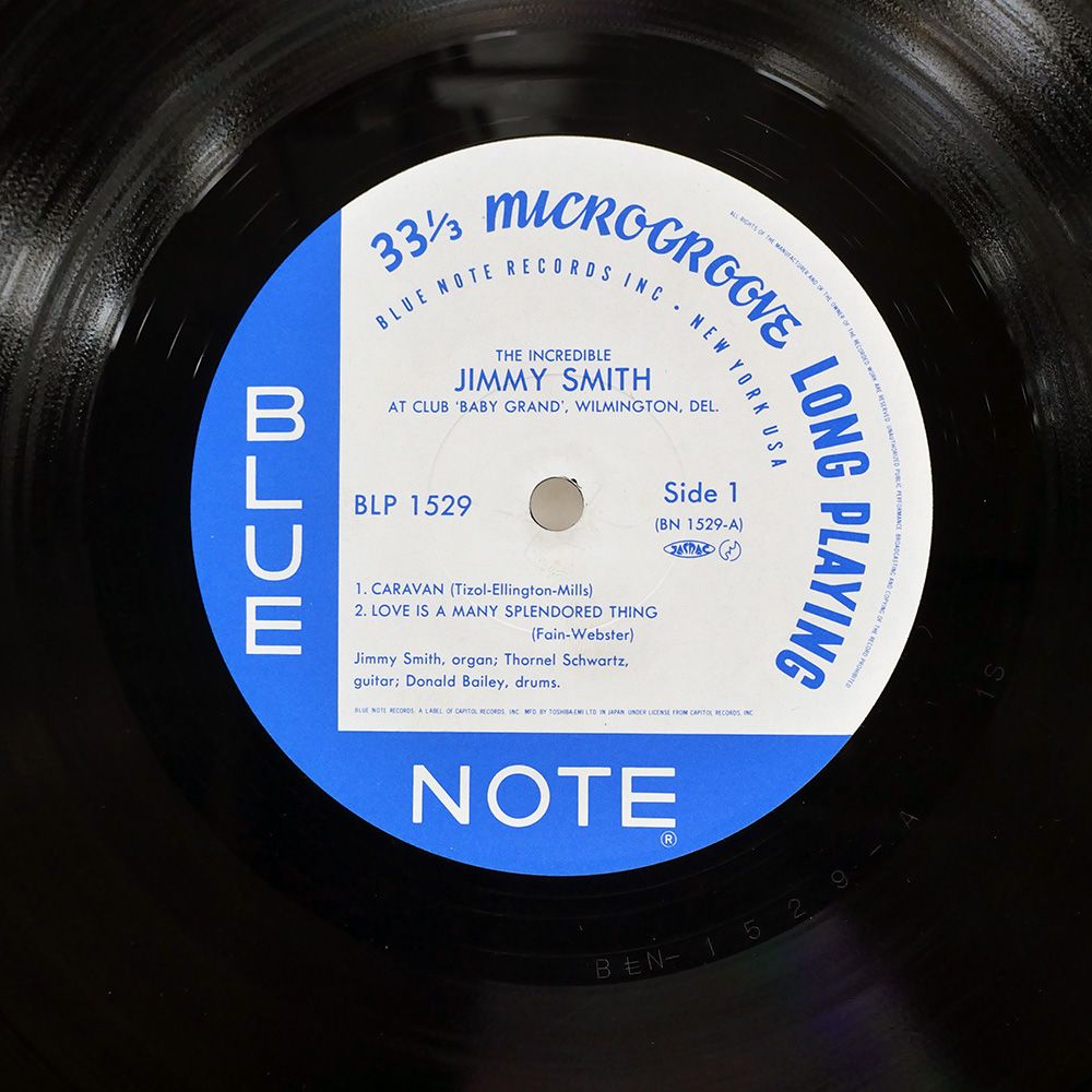 国内盤 JIMMY SMITH/AT CLUB BABY GRAND WILMINGTO/BLUE NOTE