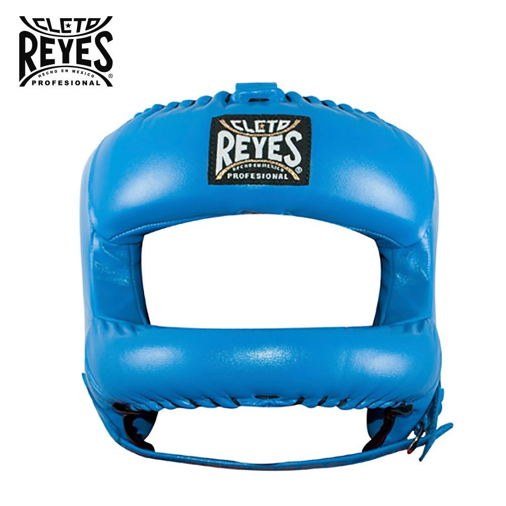 新品】REYES製 レイジェス フェースガード ブルー 本皮