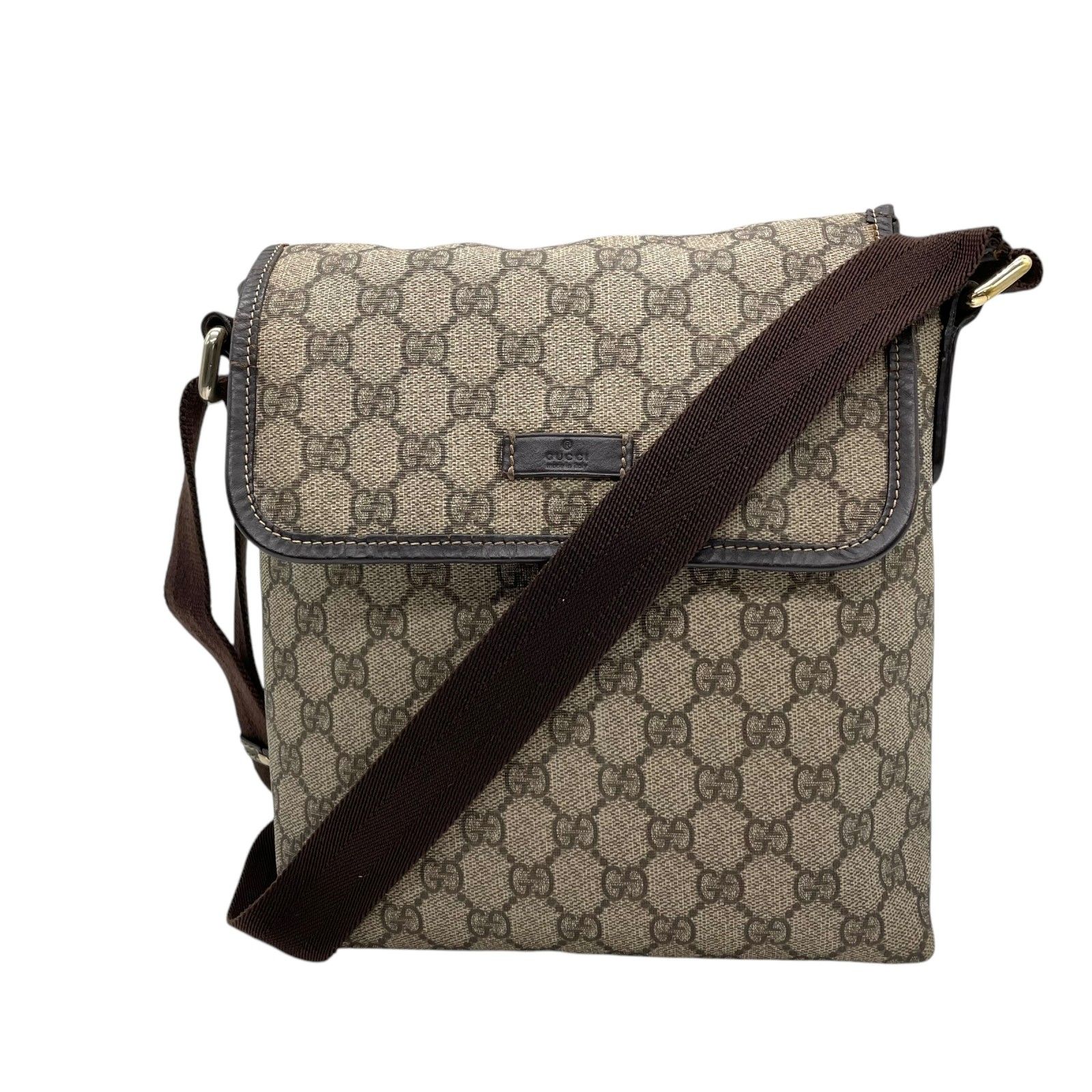 GUCCI グッチ GGスプリーム ショルダーバッグ クロスボディ PVC
