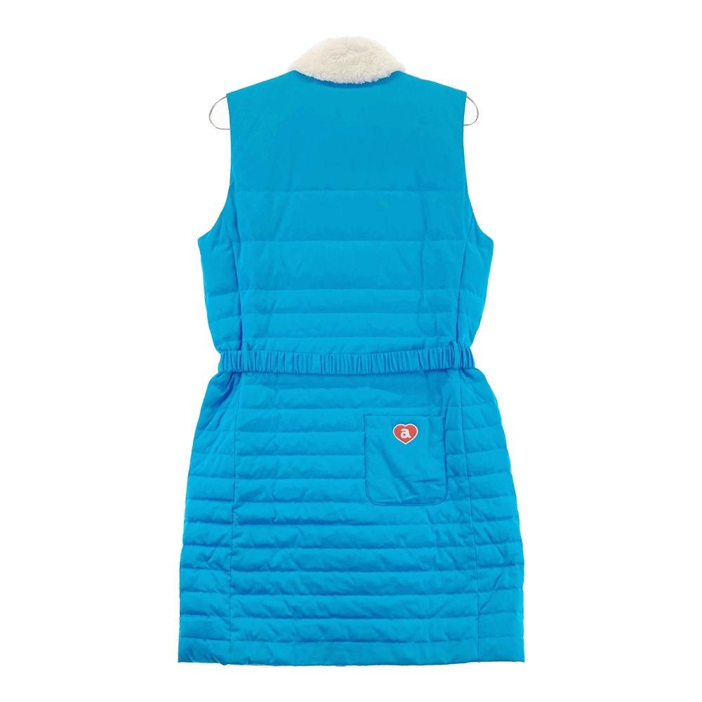 サイズ 38 ARCHIVIO アルチビオ ダウン ノースリーブジップワンピース ブルー系 240101475838 ゴルフウェア レディース ストスト