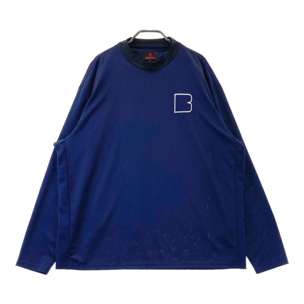 ブリーフィング モックネックシャツ ネイビー 長袖シャツ XL BRIEFING