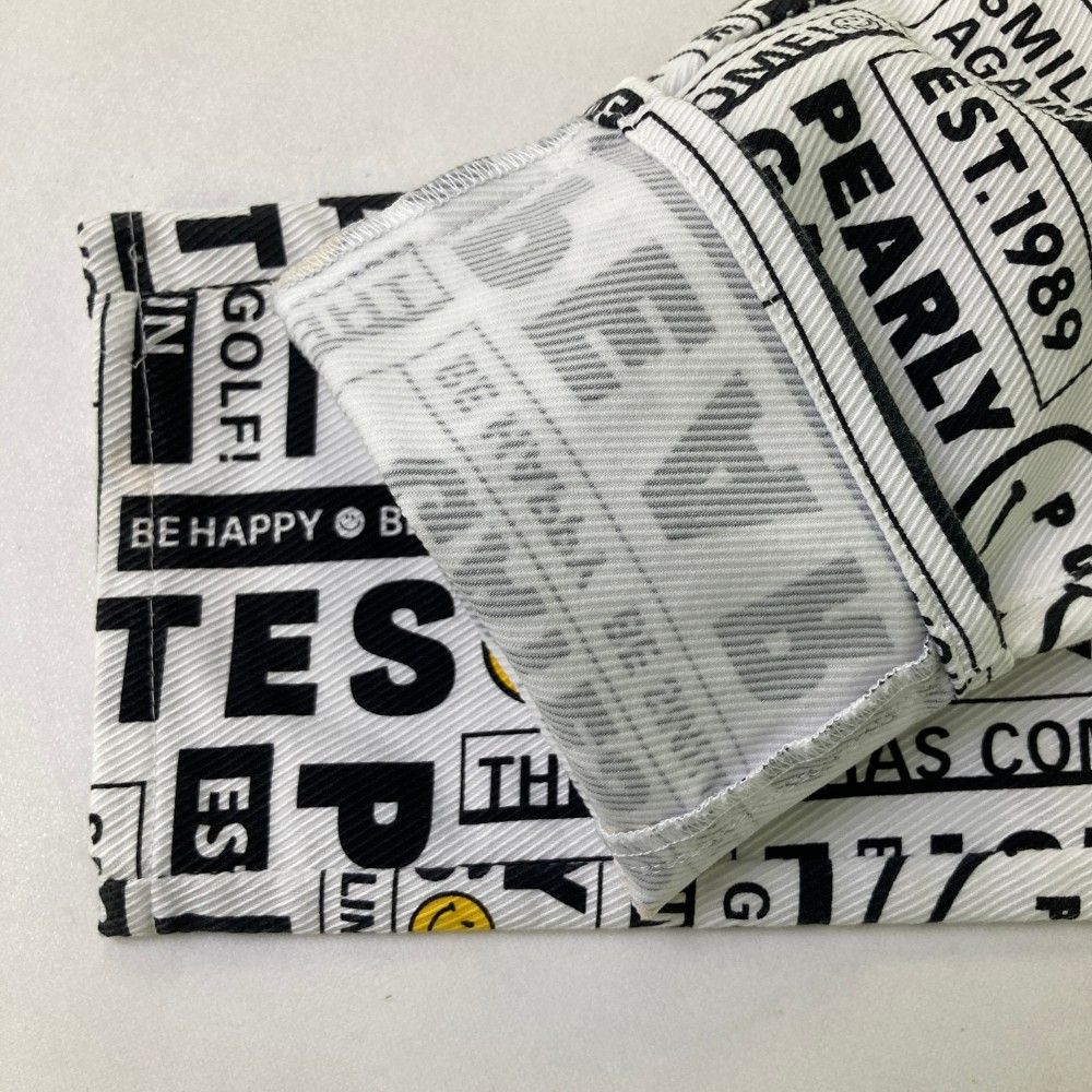 サイズ：0 PEARLY GATES パーリーゲイツ パンツ ロゴ ニコちゃん 総柄