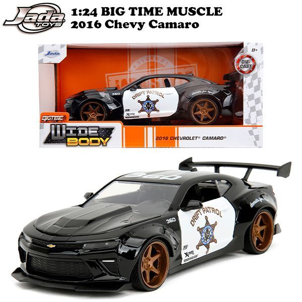 JADATOYS 1:24 BTM 2016 Chevy Camaro SS Widebody DRIFT PATROL