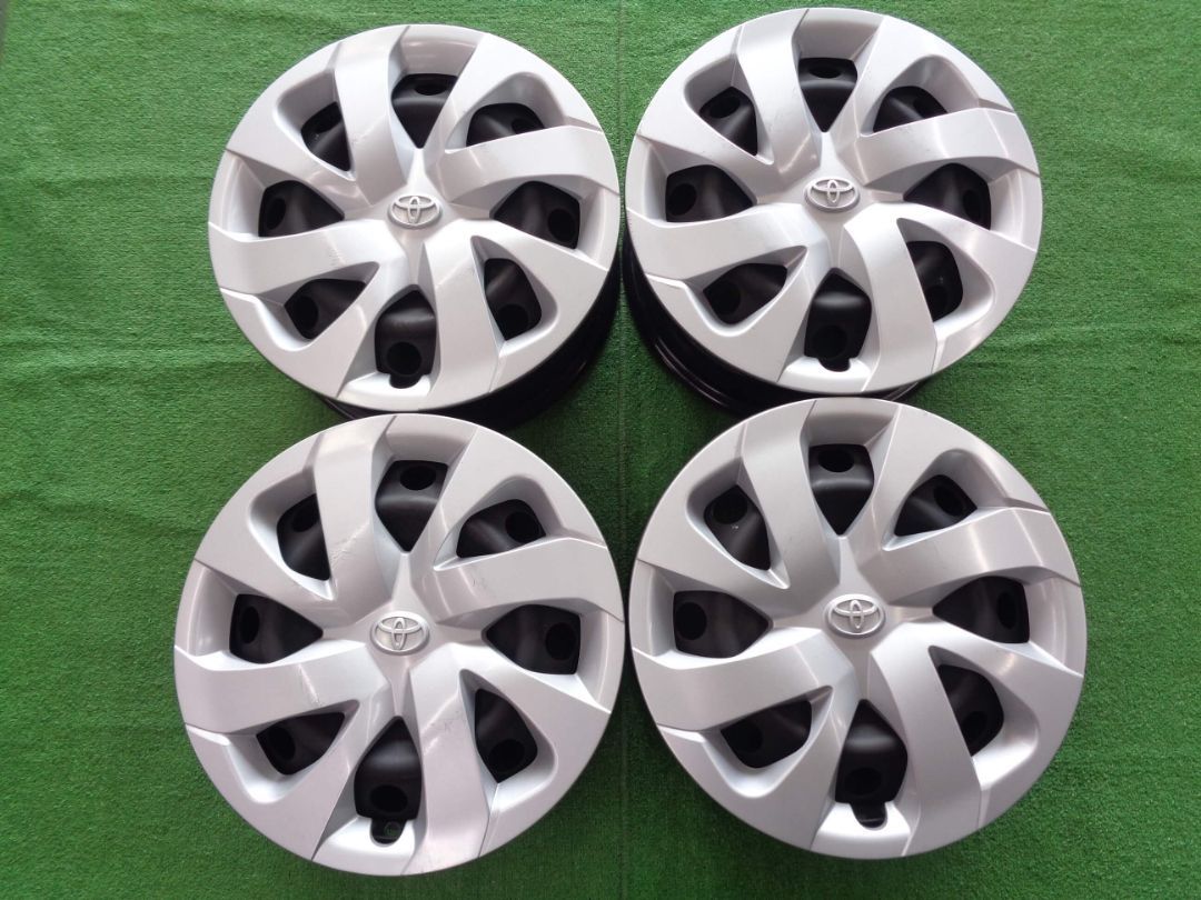 トヨタ 170系 シエンタ純正 ホイール 4本セット 5.5J-15 5H100 39 鉄ホイール 鉄チン 10系 神奈川県