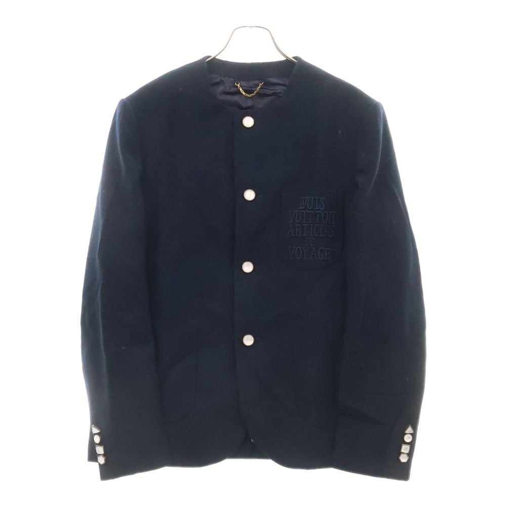 LOUIS VUITTON ルイヴィトン 25AW パールデザインボタン ノー シック レスジャケット RM252MM UNW HTJ11E ネイビー