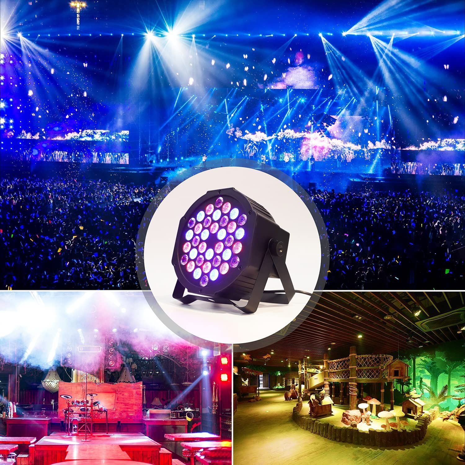 【U`King】ステージライト 36個LED 舞台照明 ディスコライト Amazon.co.jp: U`King ステージライト 36個LED 舞台照明