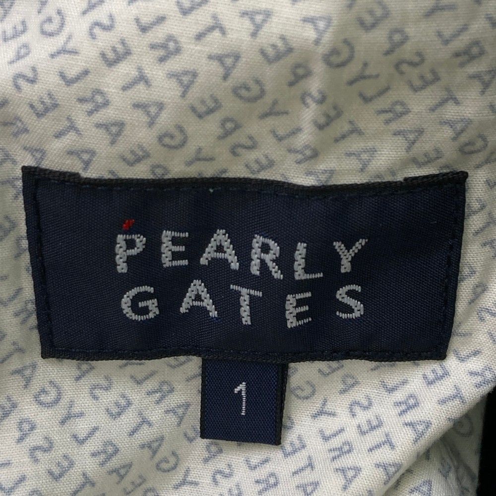 サイズ：1 PEARLY GATES パーリーゲイツ ;2022年 プリーツスカート ロゴ総柄 ネイビー系 [240101428132] ゴルフウェア レディース ストスト サイズ：1 PEARLY GATES パーリーゲイツ ;2022年 プリーツ