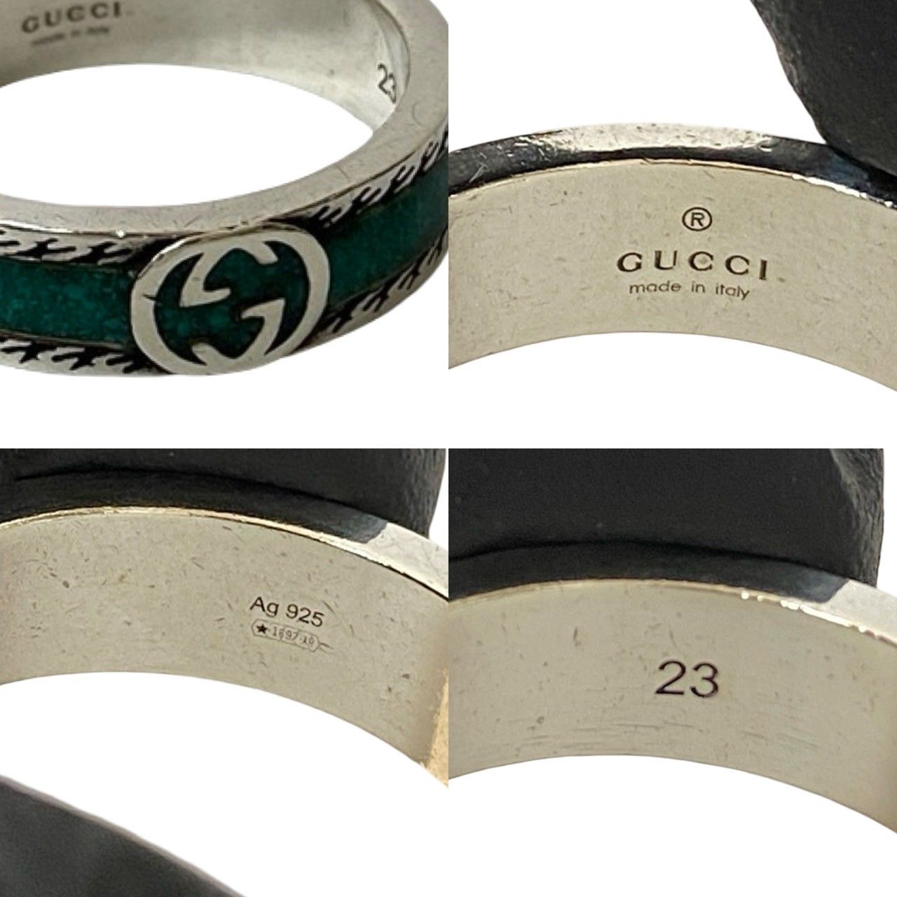 極 美品 希少品 箱 袋付き GUCCI グッチ インターロッキングG ロゴ