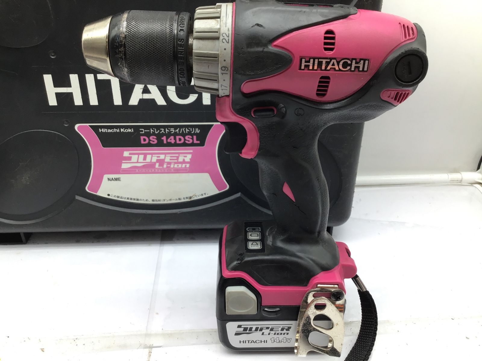 品 HiKOKI ハイコーキ ドリルドライバー DS14DSL 2LSCK ITCE4HBEZBT4 エコツール笠寺店 M02 HRDEVELOPMENT_JP