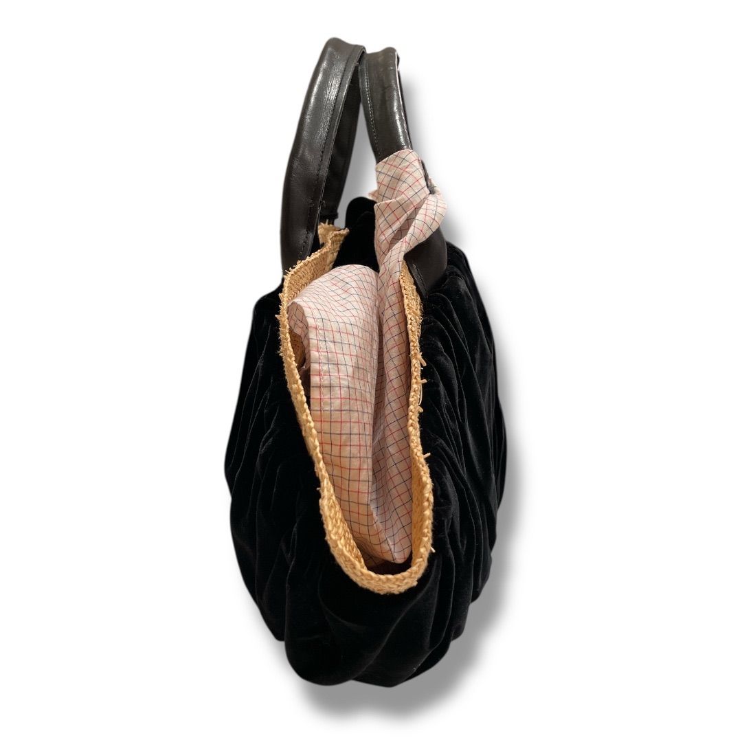 新品 未使用品 タグ付き ebagos エバゴス ベルベットカゴバック